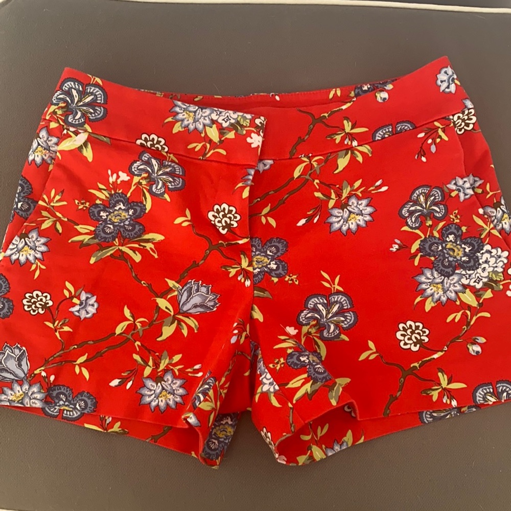Loft floral print shorts